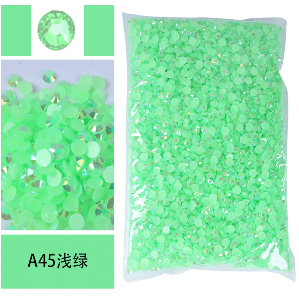 Jelly AB Flatback Resin Rhinestones (2-6mm)