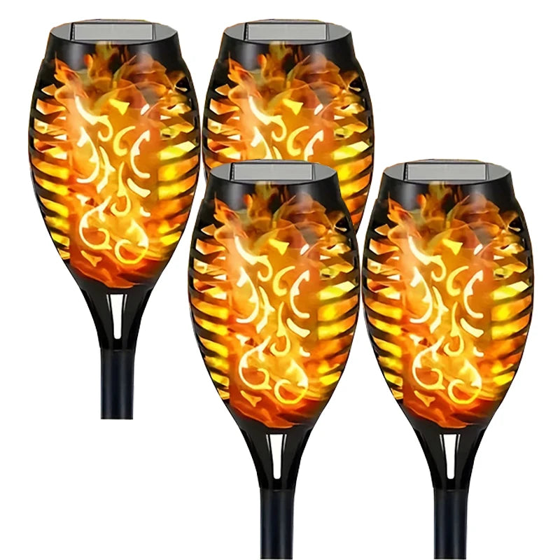 Solar Flickering Flame Torch Light