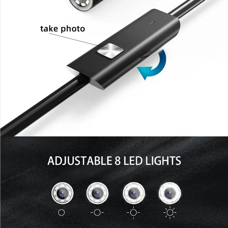 8mm USB-C Endoscope Inspection Camera