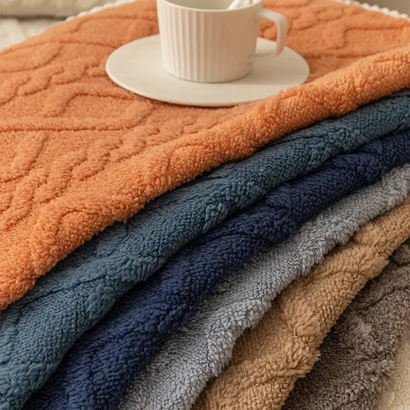 Plush Non-Slip Sofa Cover with Quilted Cotton