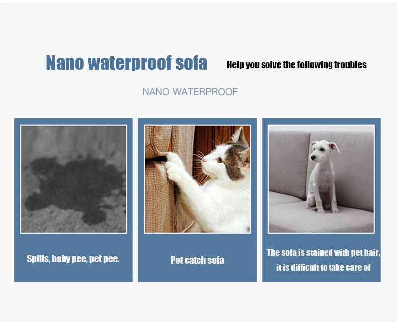 Waterproof Sofa Cover with Anti-Scratch Protection