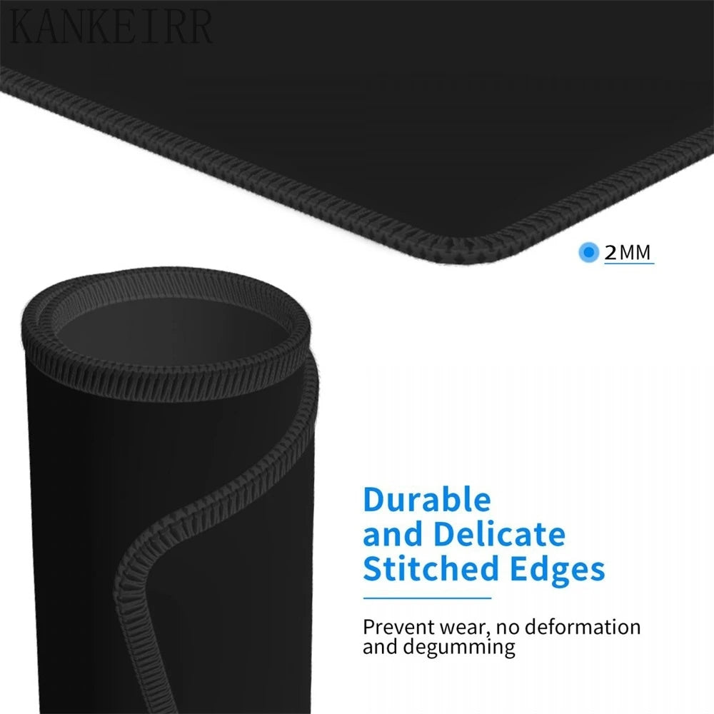 Classic Black Non-Slip Rubber Mouse Pad