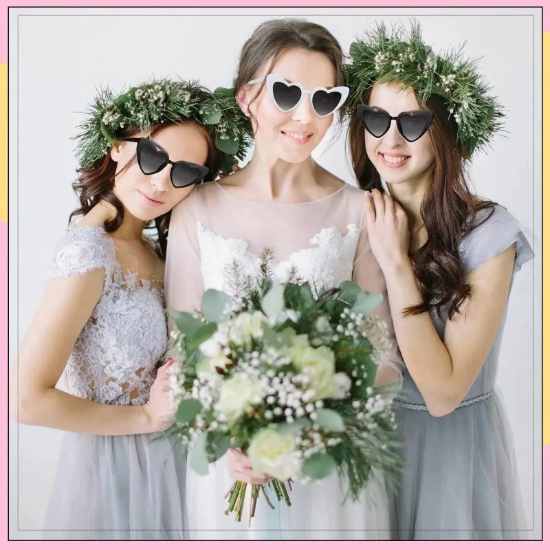 Heart-Shaped Sunglasses for Party Favors and Gifts