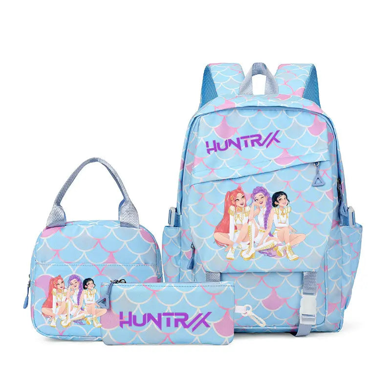 KPop Demon Hunters Backpack Set with Lunch Bag and Pencil Case