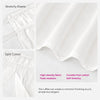 Ruffled Bed Skirt with Split Corners and Elastic Wrap