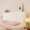 Stretch Velvet Headboard Cover - Queen Size, Dustproof & Slip-on Design