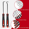 4-Piece Oil Seal Hook Removal Tool Set for O-Rings and Gaskets