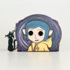Anime Cartoon Zip-Around Wallet with Keychain