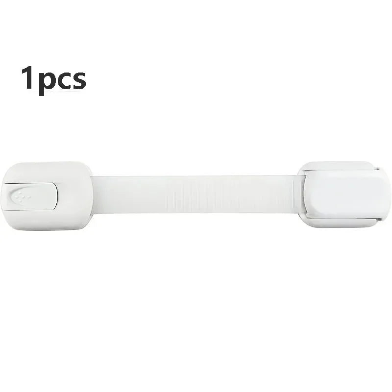 Child Safety Cabinet Locks – Adhesive Baby Proofing Straps for Drawers, Fridges, Toilets & More