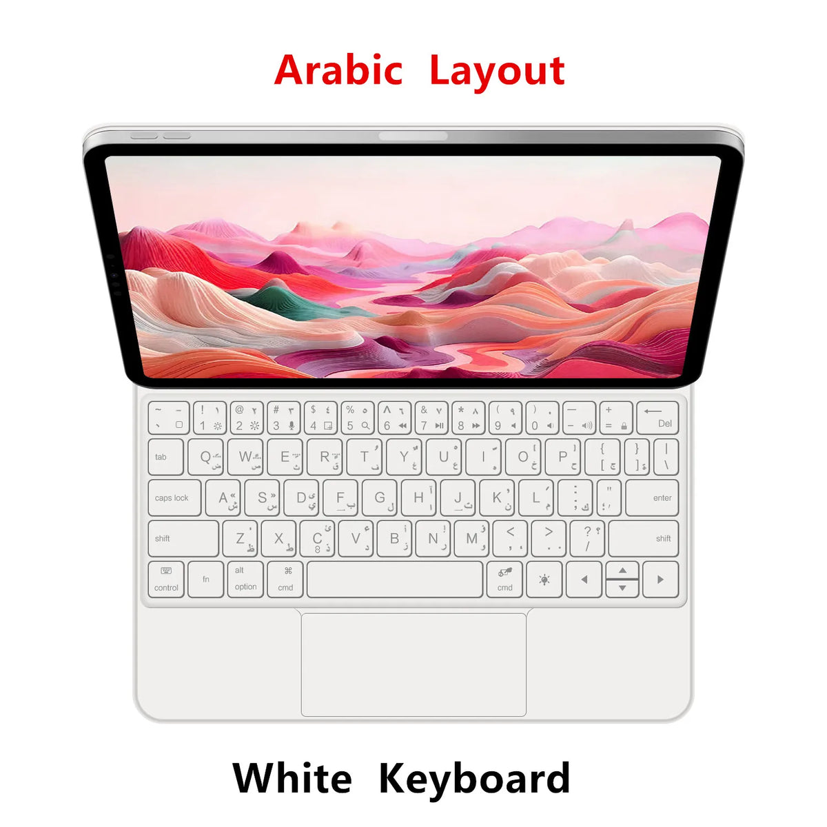 iPad Magic Keyboard Case with Backlit Keys and Touchpad