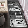 Washable Non-Slip Kitchen Runner Mat for Home Entryway and Laundry