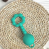 Silicone Baby Rattle and Teether Set with Suction Base