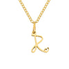 Collier avec Lettre Initiale et Pendentif Cœur