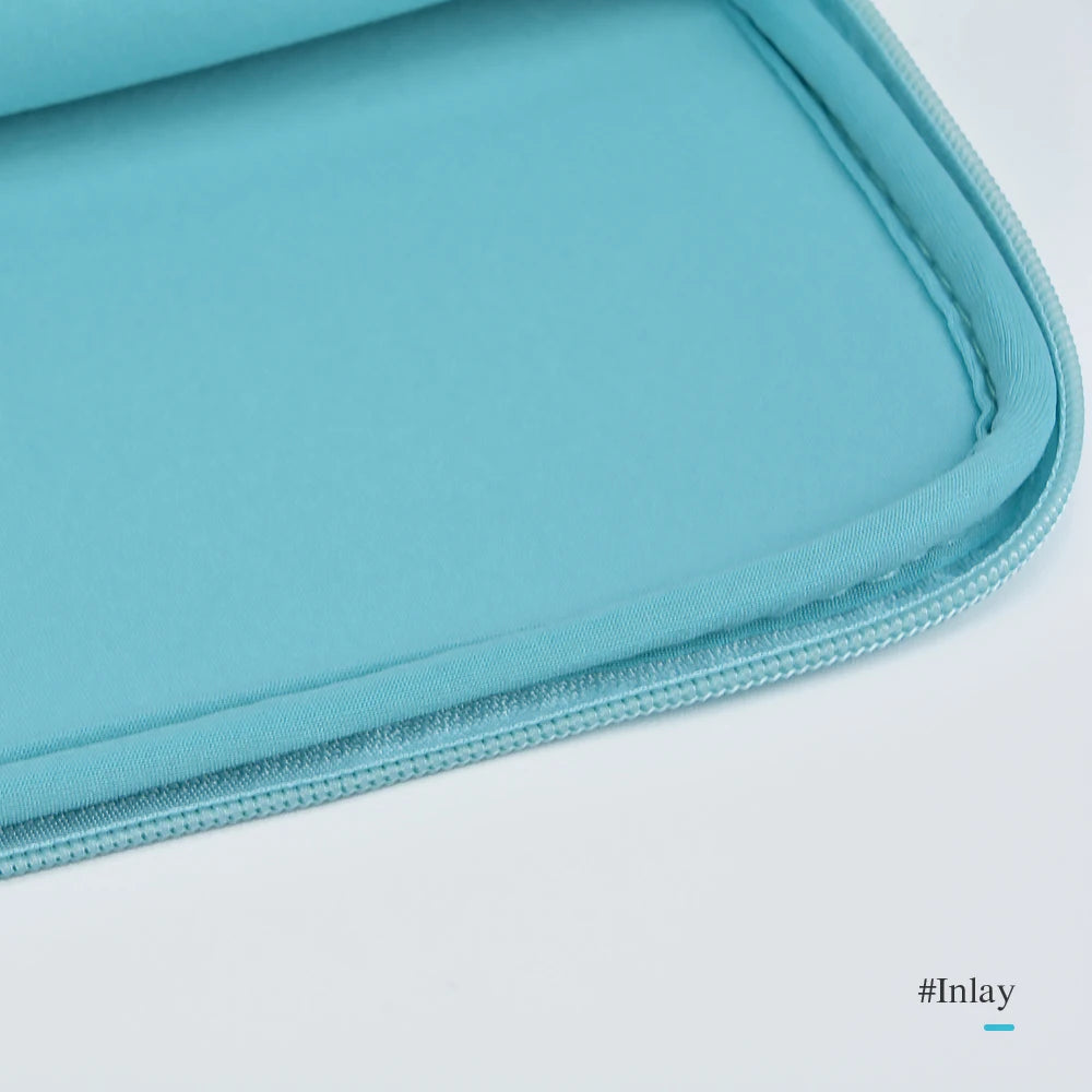 Soft Cotton Laptop Sleeve with Padded Interior