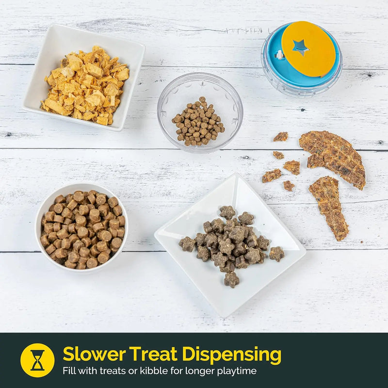 Interactive Treat Dispensing Dog Ball