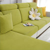Stretchable Jacquard Sofa Cushion Covers with Anti-Slip Base