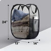 Collapsible Mesh Laundry Basket with Handles