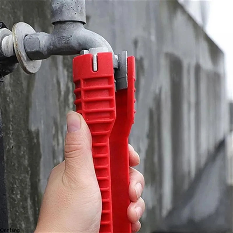 8-in-1 Multi-Function Plumbing Wrench Set for Faucets and Sinks