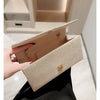 Glitter Envelope Clutch with Chain Strap