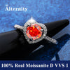 Adjustable Moissanite Ring with Tension Setting