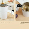 Self-Stirring Travel Mug with Temperature Display