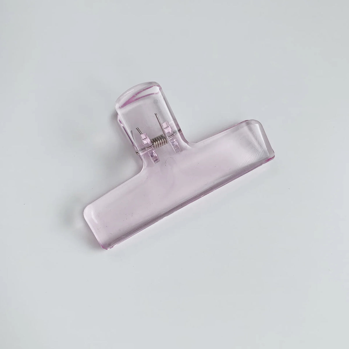 Clear Acrylic Spring Clips - Minimalist Office & School Paper Clips