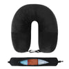 U-Shaped Travel Neck Pillow with Velvet Cover