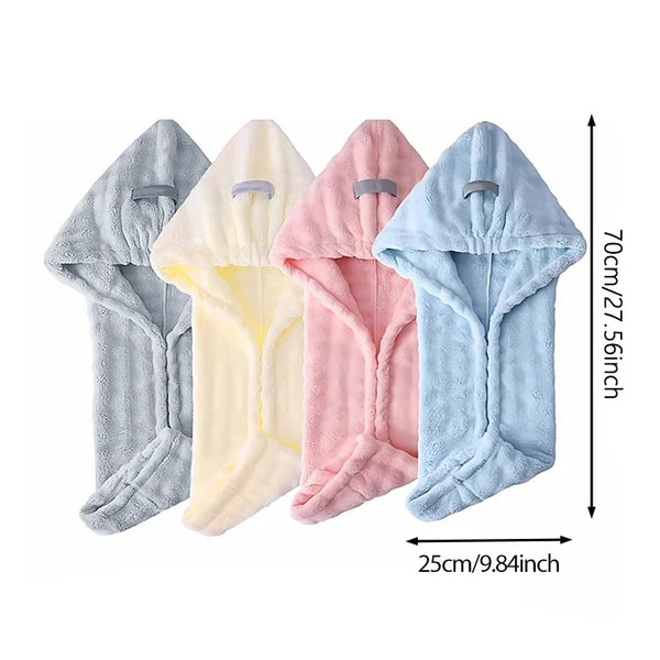 Microfiber Hair Drying Towel Wrap for Women