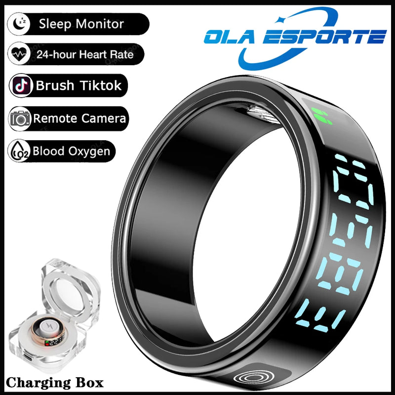Smart Health Ring with LED Display