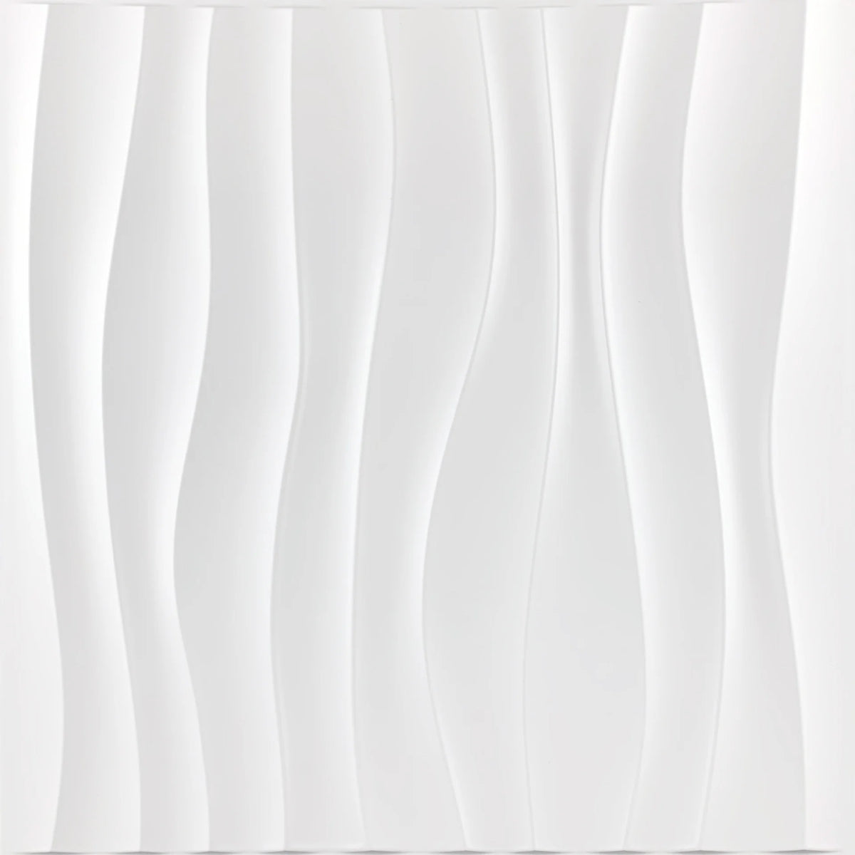 A seamless background featuring vertical, undulating white wall panels.