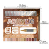 Professional Soft Tip Acrylic Marker Set