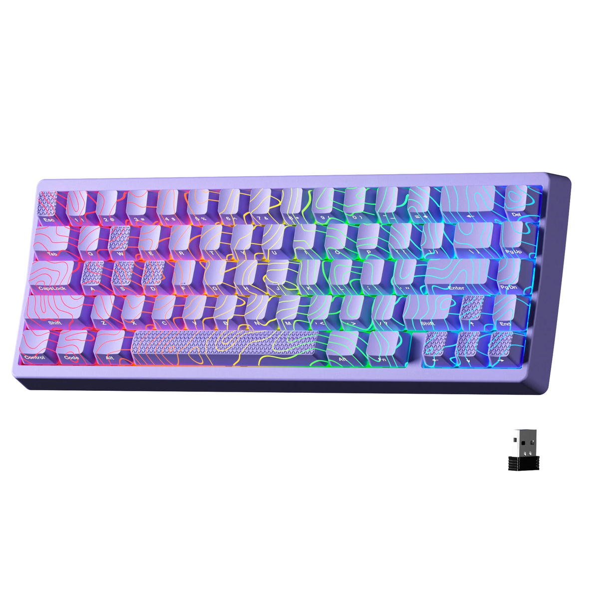 JadeStone 67-Key Wireless Mechanical Keyboard with IMD-Tech Keycaps
