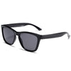 Retro Clear Frame Sunglasses with UV400 Protection