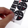 AC Climate Control Button Repair Sticker Kit for GMC, Buick, Chevy