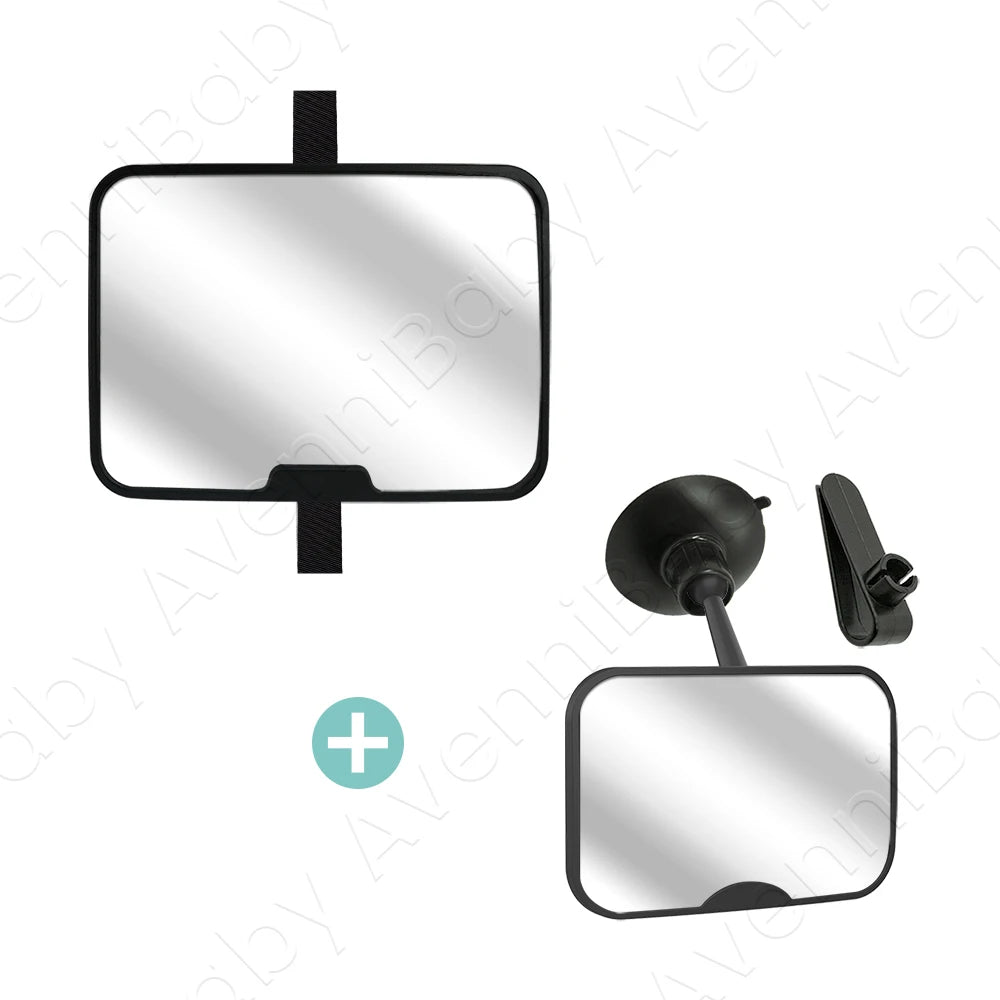 2-in-1 Car Seat Mirror Set for Infants
