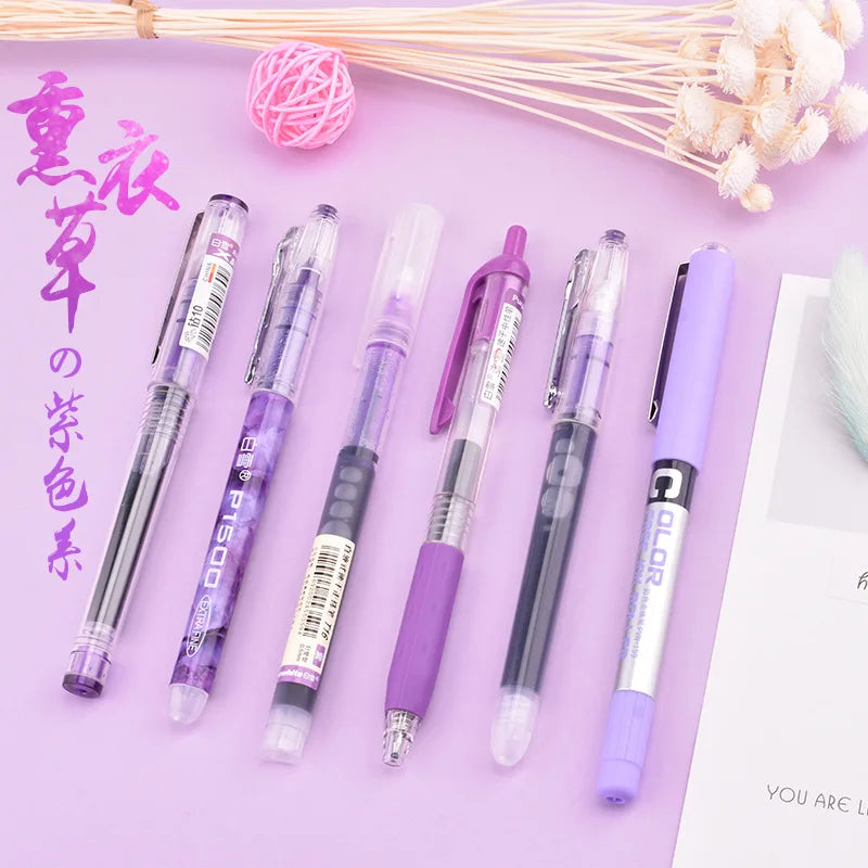 Smooth 0.5mm Gel Pens for School and Office – Set of 6