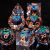 Beholder's Eye Sharp Edge Resin Dice Set for D&D