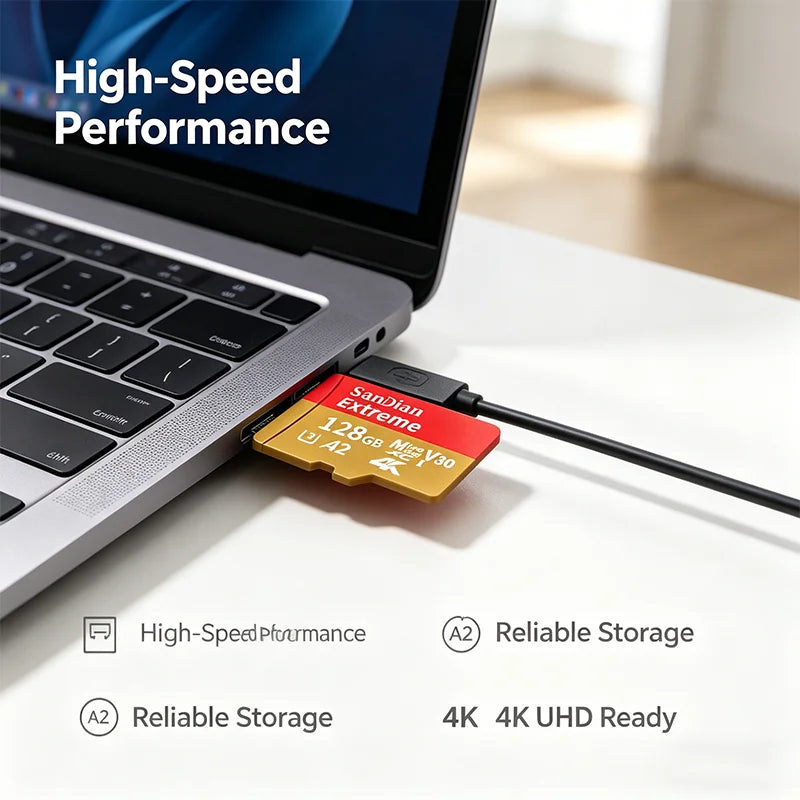 High-Speed TF/SD Memory Card for Phones, Tablets & Cameras