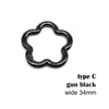 Star-Shaped Zinc Alloy Carabiner Clip for Bags and Belts
