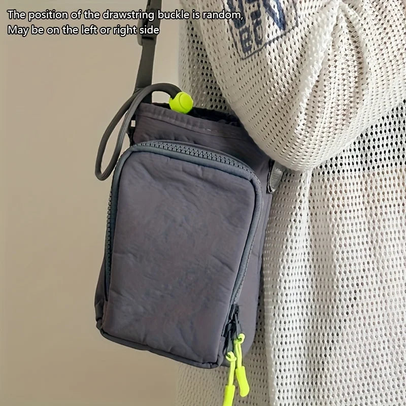 Portable Water Bottle Carrier Bag with Phone Pocket