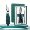 Angled Stainless Steel Nail Clippers for Thick Nails — Set of 3