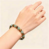 Yellow Tiger Eye and Green Aventurine Stone Bracelet