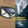 Solar-Powered LED Motion Sensor Spotlight