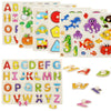 Wooden Alphabet Puzzle Board for Toddlers