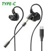 Wired Gaming Earbuds with Dual Microphone and Active Noise Cancellation