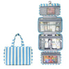 4-Fold Hanging Travel Toiletry Bag with Hook