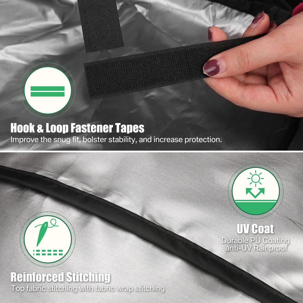 Waterproof Grill Cover with Adjustable Straps