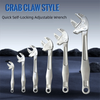 Heavy-Duty Adjustable Crab Claw Wrench