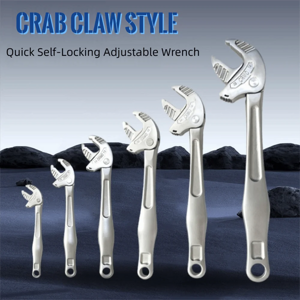 Heavy-Duty Adjustable Crab Claw Wrench