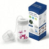 Hands-Free Self-Feeding Baby Bottle with Straw Brush (150ml)